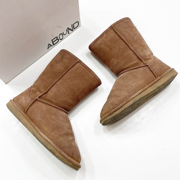 Abound chestnut shearling lined boots - Picture 5 of 11